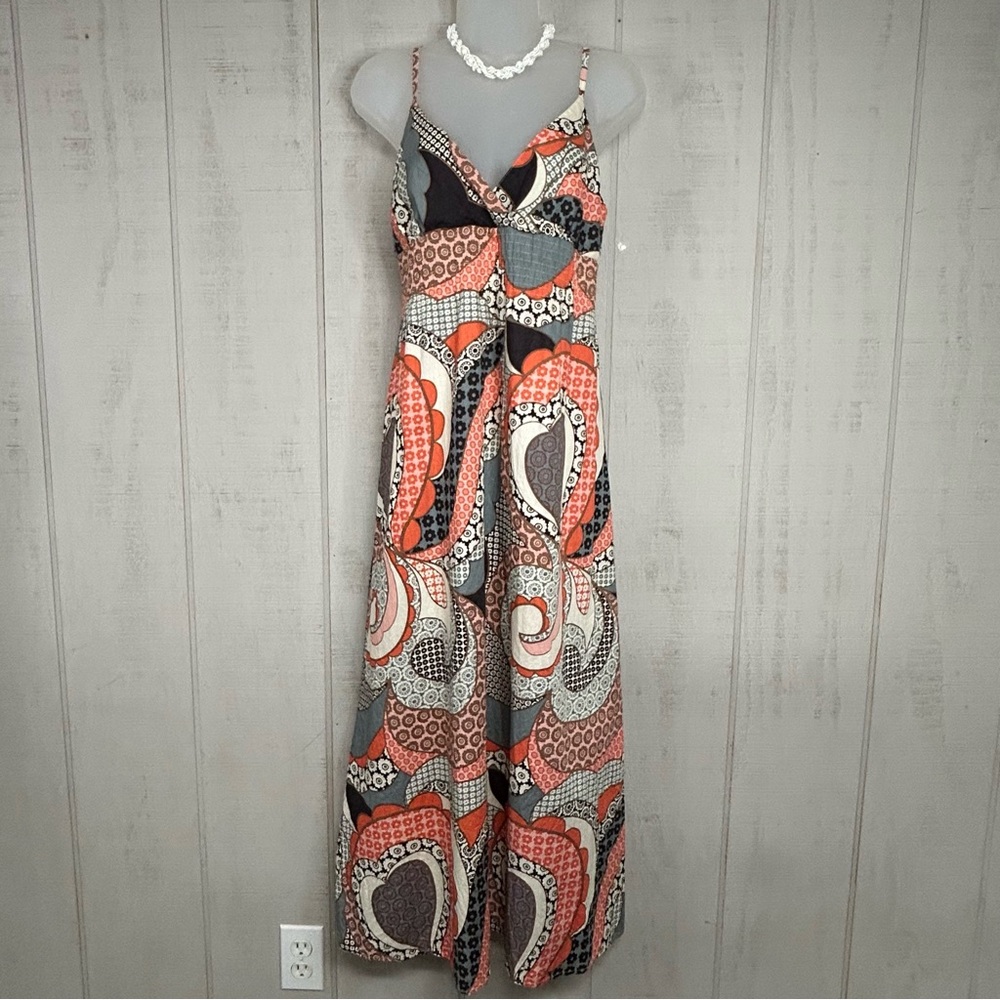 Vintage Shes Cool Womens Y2K Babydoll Maxi Dress Sz L Fairygrunge Boho Festival - Picture 1 of 9